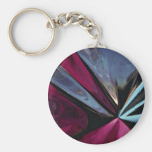 Reflection in aluminum foil key chain