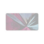 Reflection in aluminum foil address labels