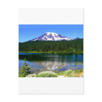Reflection Lake, Mount Rainier, WA, USA Post Card