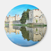 Reflections from a majestic Castle Magnets