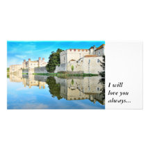 Reflections from a majestic Castle Photo Card