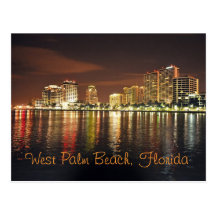 Reflections from West Palm Beach, Florida Post Card