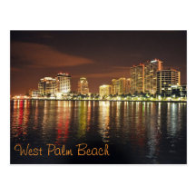 Reflections from West Palm Beach, Florida Postcard