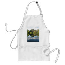 Reflections in water apron