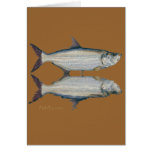 Reflections of fish card
