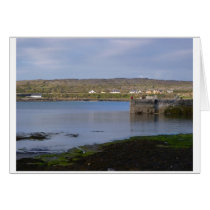 Reflections on Kilronan Harbour Greeting Card