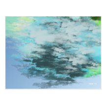 Reflections on Rocky Water Postcard