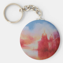 Reflections On The Grand Canal Key Chain