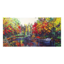 Reflections Painting Photo Greeting Card