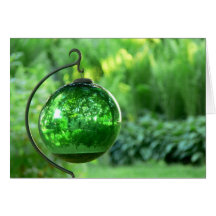 réflexions dans un jardin cartes de vœux