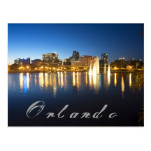 Réflexions d'Orlando, la Floride de la luzerne de  Carte Postale