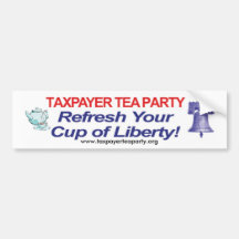 Refresh Your Cup of Liberty! bumper sticker