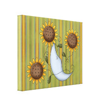 Refreshing Moon Wrapped Canvas Canvas Print