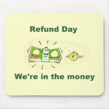 Refund day mouse pad