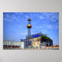 Refuse incinerator print