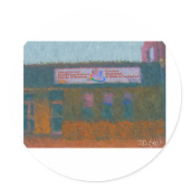 reg employ centre painting by hart sticker