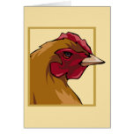 Regal Chicken Greeting Cards
