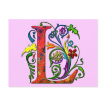 REGAL Letter L Postcards