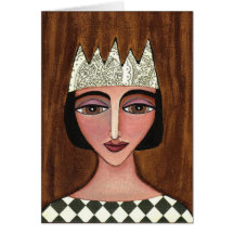 REGAL QUEEN - royal (2) greeting card