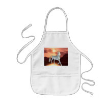 Regal Unicorn Small Apron