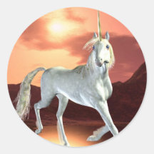 Regal Unicorn Stickers