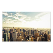 Regard au-dessus de l'horizon de New York City Photo D’art