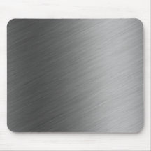 Regard en aluminium balayé en métal tapis de souris