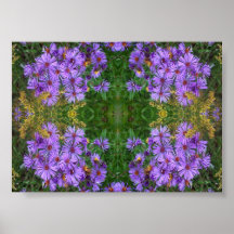 Regard fixe pourpre posters