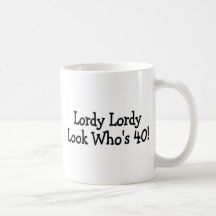 Regard Whos 40 de Lordy Lordy Mugs À Café