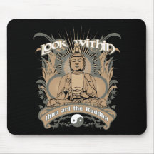 Regardez chez Bouddha Tapis De Souris