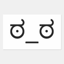 Regardez de la désapprobation Meme Autocollant Rectangulaire