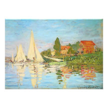 Regatta at Argenteuil by Claude Monet Invites