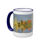 Regatta at Argenteuil by Claude Monet mugs