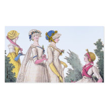 Regency Fashion Custom Personal Calling Cards Business Card