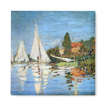 Regetta Boats Fine Art by Monet PrintMagnet
