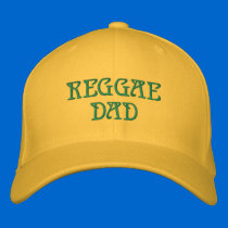 REGGAE DAD embroidered hats