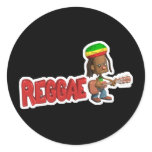 reggae music design stickers