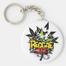 Reggae Music Keychains