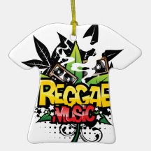 Reggae Music Ornament