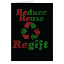 Regift for Christmas Greeting Card