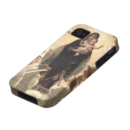 Regina Angelorum by Bouguereau, Victorian Angels Case-Mate iPhone 4 Cover