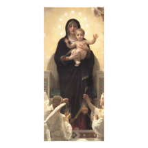 Regina Angelorum by Bouguereau, Victorian Angels Rack Card