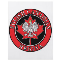 Regina Round Polish Canadian Leaf Flyers