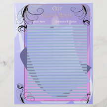 Regina Wedding Design Guest Book Pages Flyer Design