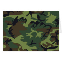 Région boisée Camo Cartes