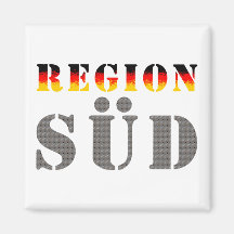 Region Süd - Süddeutschland Magnete