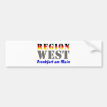 Region West - Frankfurt am Main Autosticker