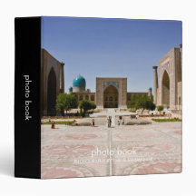 Registan, classeur de livre de photo de Samarkand