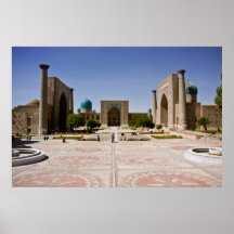 Registan, Samarkand Poster