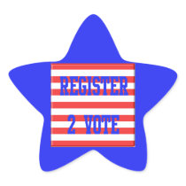 Register 2 Vote in Red, White & Blue